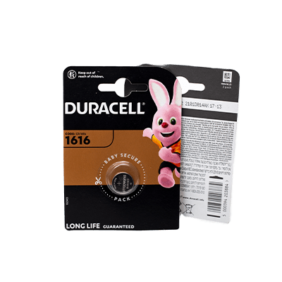 Duracell Lithium-CR1616 Lithium 3V/45mAh Blister (1)  D1616